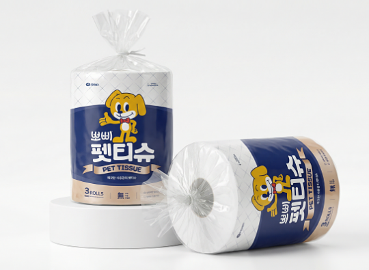 유한킴벌리&nbsp;<br>뽀삐&nbsp;펫티슈&nbsp;패키지&nbsp;리뉴얼